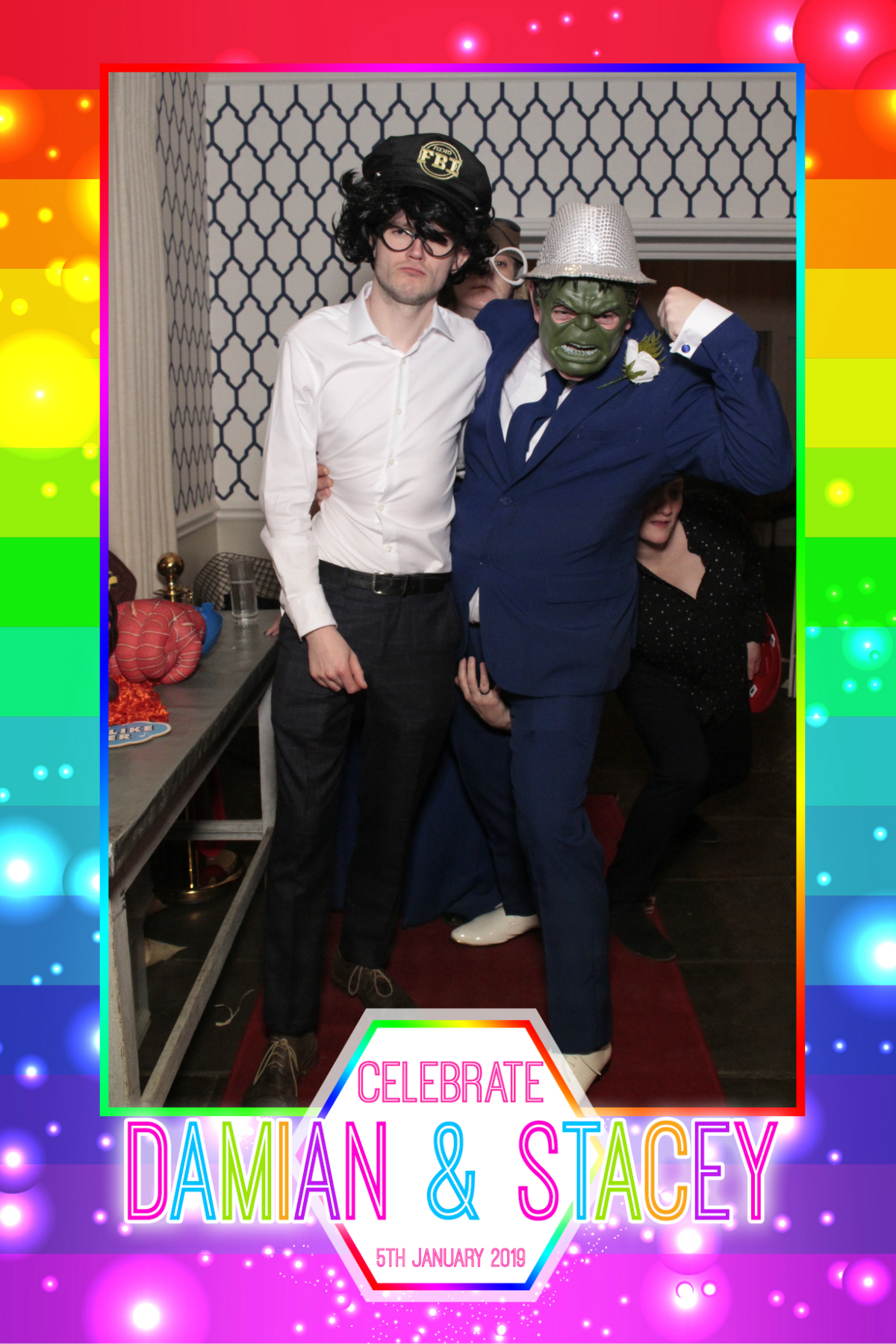 Damian and Stacey's Wedding | View more photos from the event at gallery.myphotoboothexperience.co.uk/u/MyPhotoBoothExperienceLtd/Damian-and-Staceys-Wedding